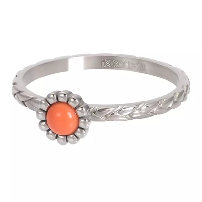 IXXXI JEWELRY RINGEN iXXXi Jewelry Washer Inspired Coral 2mm Silver colored