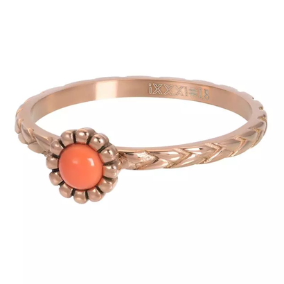 IXXXI JEWELRY RINGEN iXXXi Jewelry Washer Inspired Coral 2mm Rose gold colored