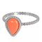 IXXXI JEWELRY RINGEN iXXXi Jewelry Vulring Magic Coral  2mm Zilverkleurig