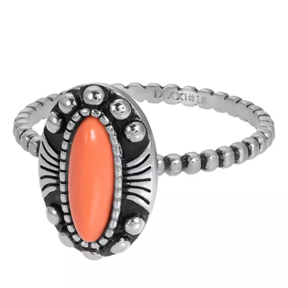 IXXXI JEWELRY RINGEN iXXXi Jewelry Washer Indian Coral 2mm Silver colored