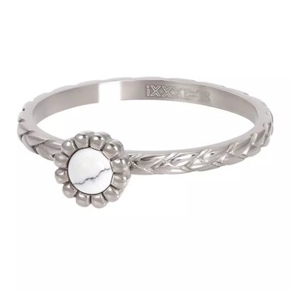 IXXXI JEWELRY RINGEN iXXXi Jewelry Vulring Inspired White  2mm Zilverkleurig