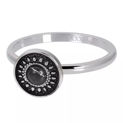 IXXXI JEWELRY RINGEN iXXXi Jewelry Washer Vintage Black 2mm Silver colored