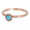 IXXXI JEWELRY RINGEN iXXXi Jewelry Washer Inspired Turquoise 2mm Rose gold colored