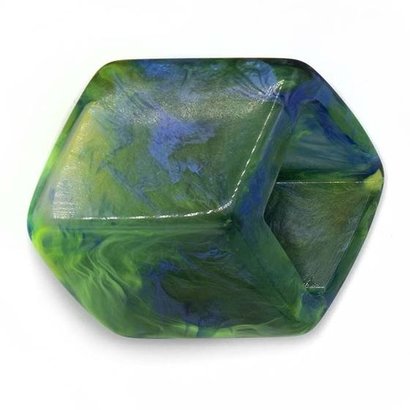 CUBE COLLECTION LOOSE CUBE SEAWEED SHINY