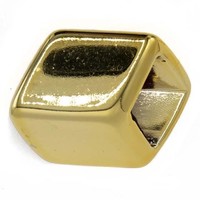 CUBE COLLECTION LOOSE CUBE CHROME GOLD