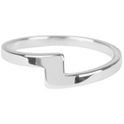 CHARMIN'S Charmins ring Flash Steel Silver
