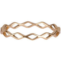 CHARMIN'S Charmins Ring Shiny Ace Chain Stahl Gold