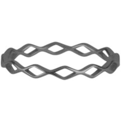 CHARMIN'S Charmins ring Shiny Ace Chain Steel Black