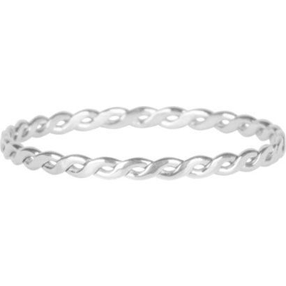 CHARMIN'S Charmins ring Shiny Curvy Tiny Chain Steel Silver