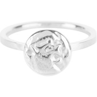 CHARMIN'S Charmins ring Coin of Power Steel Silver