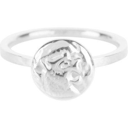 CHARMIN'S Charmins ring Coin of Power Steel Silver