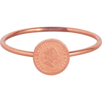 CHARMIN'S Charmins ring Wish Coin Steel Rosegold