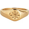 CHARMIN'S Charmins Ring Mini Star Seal Stahl Gold