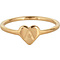 CHARMIN'S Charmins Ring Buchstabe in meinem Herzen Stahl Gold