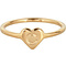 CHARMIN'S Charmins Ring Buchstabe in meinem Herzen Stahl Gold