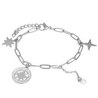 iXXXi JEWELRY IXXXI JEWELRY Armband SPARKLE Silberfarbener Stahl