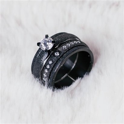 IXXXI JEWELRY RINGEN iXXXi Combinatie of Complete ring black 1103-2021-04 KIES