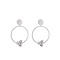 GO-DUTCH LABEL Go Dutch Label Earrings with Bee Silver colored