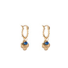 GO-DUTCH LABEL Go Dutch Label Earrings with Clover and pendant Gold colored