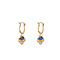 GO-DUTCH LABEL Go Dutch Label Earrings with Clover and pendant Gold colored