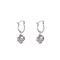 GO-DUTCH LABEL Go Dutch Label Earrings with Clover and pendant Silver colored