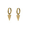 GO-DUTCH LABEL Go Dutch Label Earrings with Charm Gold colored