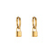 GO-DUTCH LABEL Go Dutch Label Earrings with Charm Padlock Gold colored