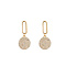 GO-DUTCH LABEL Go Dutch Label Ohrstecker mit Sparkle Charm Goldfarben