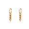 GO-DUTCH LABEL Go Dutch Label Earring With Hearts Charm Gold colored