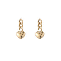 GO-DUTCH LABEL Go Dutch Label Ear Stud with Charm Gold colored