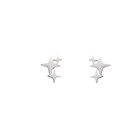 GO-DUTCH LABEL Go Dutch Label Ear Stud Stars Silver colored