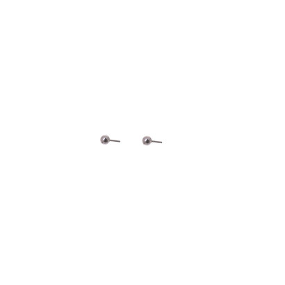 GO-DUTCH LABEL Go Dutch Label Ear Studs Ball 3mm Silver colored