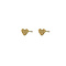 GO-DUTCH LABEL Go Dutch Label Ear Studs Heart Flat Gold Colored