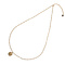 GO-DUTCH LABEL Go Dutch Label Necklace with pendant Sun Gold colored