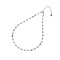 GO-DUTCH LABEL Go Dutch Label Necklace Clovers Silver colored