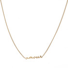 GO-DUTCH LABEL Go Dutch Label Ketting Amour Goudkleurig