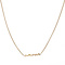 GO-DUTCH LABEL Go Dutch Label Ketting Amour Goudkleurig