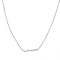 GO-DUTCH LABEL Go Dutch Label Necklace Amour Silver colored