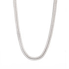 GO-DUTCH LABEL Go Dutch Label Necklace Flat Silver colored