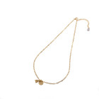 GO-DUTCH LABEL Go Dutch Label Necklace with coin and Tassel Gold colored
