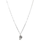 GO-DUTCH LABEL Go Dutch Label Necklace with coin and Tassel Silver colored