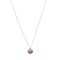 GO-DUTCH LABEL Go Dutch Label Halskette mit rundem Charm Rainbow Silberfarben