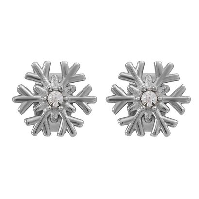 iXXXi JEWELRY iXXXi Jewelry Ear Studs Snowflake Silver