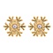 iXXXi JEWELRY iXXXi Jewelry Ear Studs Snowflake Gold-coloured