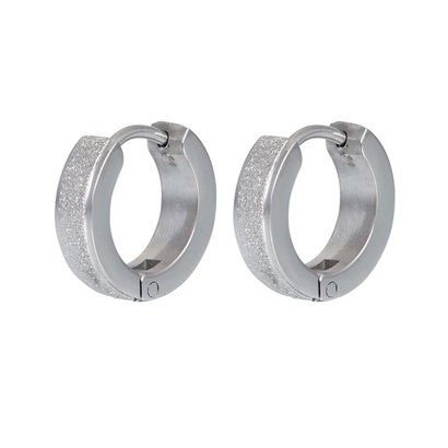 iXXXi JEWELRY iXXXi Jewelry Earrings Sandblasted Silver colored