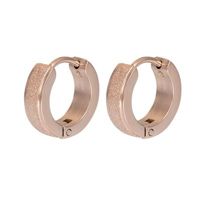 iXXXi JEWELRY iXXXi Jewelry Earrings Sandblasted Rosegold colored