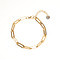 GO-DUTCH LABEL Go Dutch Label Thick Link Bracelet Gold Colored