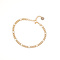 GO-DUTCH LABEL Go Dutch Label Figaro Link Bracelet Gold Colored