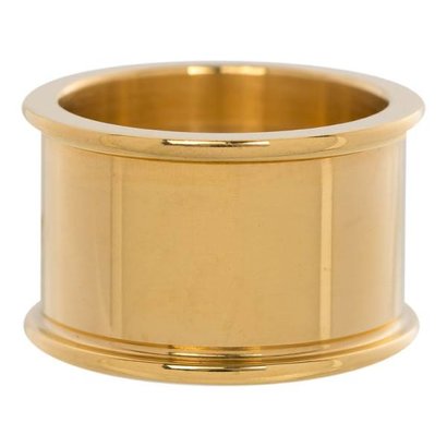 IXXXI JEWELRY RINGEN iXXXi Basisring 1,2cm Shiny Gold Stainless Steel