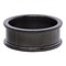 IXXXI JEWELRY RINGEN iXXXi Basisring 0,8cm Black Stainless Steel